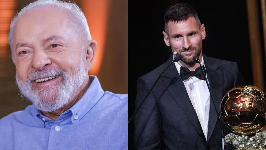 Lula exalta prêmio para Messi e alfineta Neymar: 