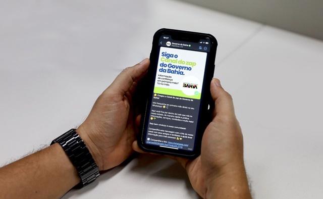 Governo da Bahia adere à nova ferramenta do WhatsApp para compartilhar notícias e informações com a população