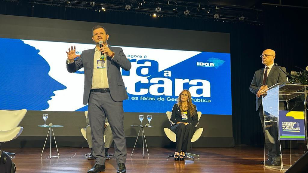 Presidente da União dos Municípios da Bahia (UPB) participou do II Congresso Brasileiro de Gestão por Resultados, nesta quarta-feira (8).