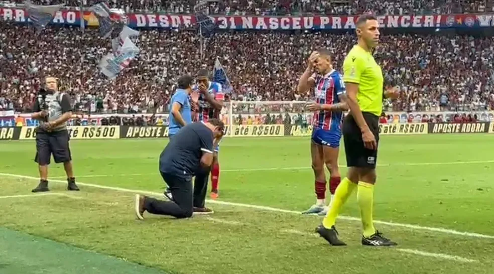Bahia vence o Atlético MG e escapa do rebaixamento em jogo emocionante