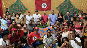 PREFEITO FERLU MANSUR E DEPUTADO VALMIR ASSUNÇÃO UNEM FORÇAS NO 19º ENCONTRO DA REGIONAL SUL DO MOVIMENTO SEM TERRA