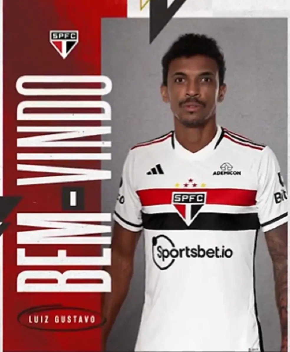 São Paulo acerta a contratação do volante Luiz Gustavo