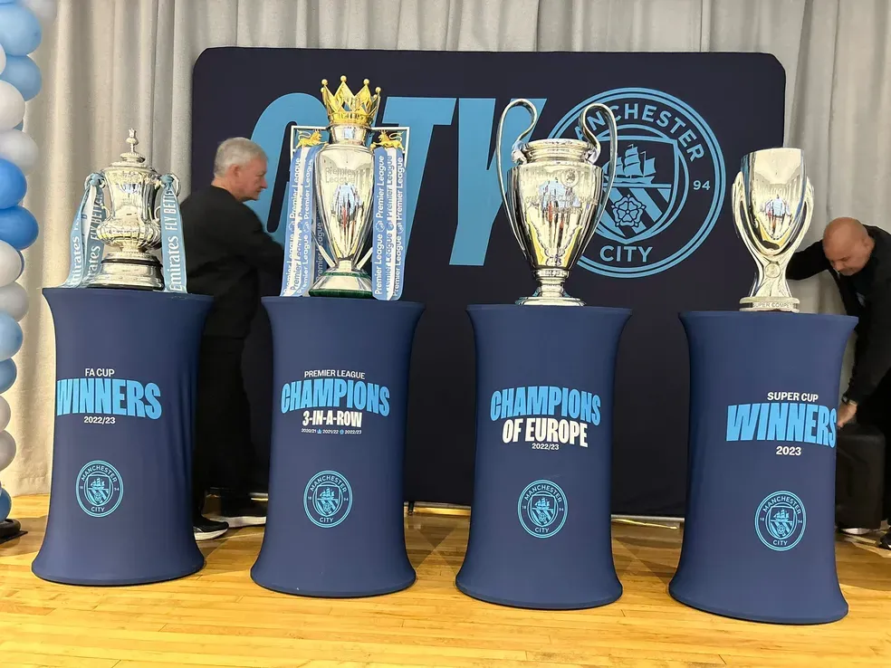 Tour do Manchester City vai exibir troféus no museu do Bahia, em Salvador