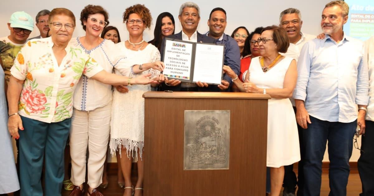 Governo da Bahia investe mais de R$ 40 milhões em cisternas para ampliar acesso à água no semiárido