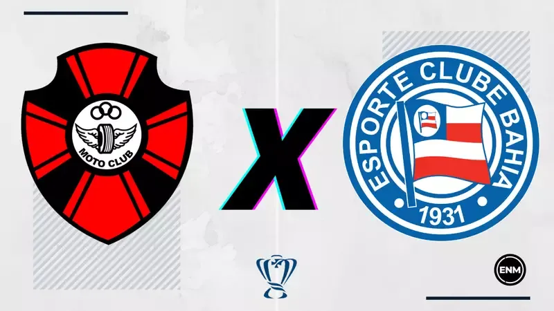 Bahia enfrenta o Moto Clube hoje na 1° fase da Copa do Brasil