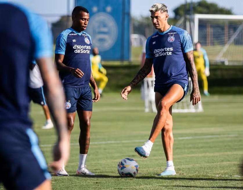 Bahia finaliza a preparação com treino tático e de finalizações de olho no Itabuna