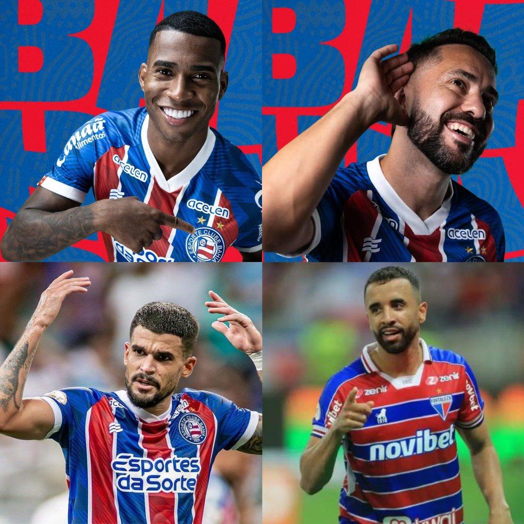 Em meio a rodízio no Bahia, quarteto criativo de meio-campo começou apenas duas partidas