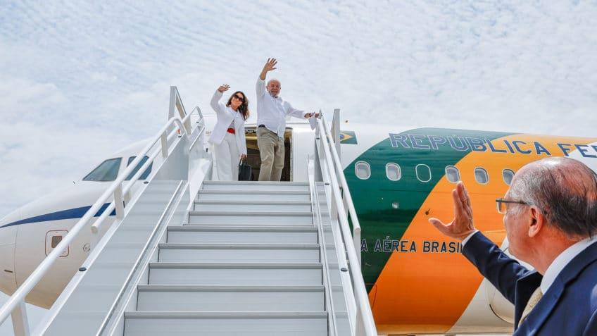 Lula embarca para o Egito, primeiro destino internacional de 2024