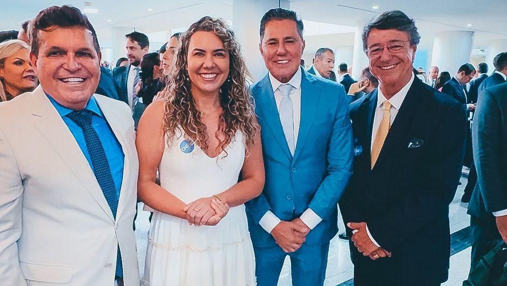 Prefeita Cordélia Torres prestigia posse de José Rotondano no CNJ em Brasília.