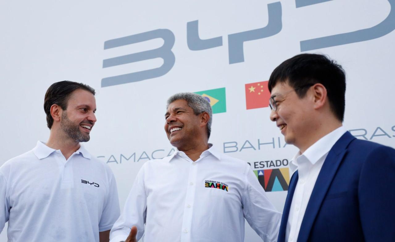 BYD inicia obras de complexo fabril que deve gerar 10 mil empregos na Bahia