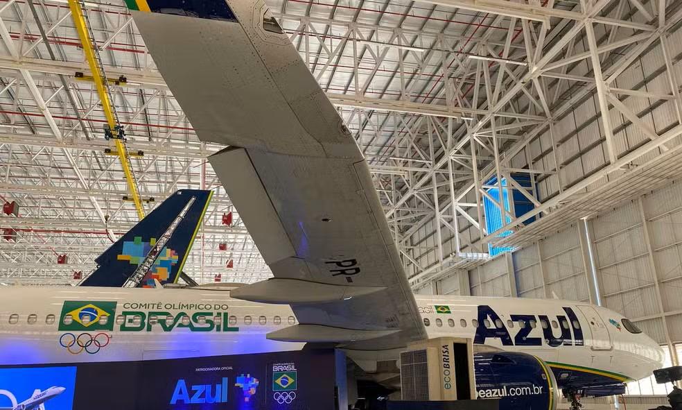 COB anuncia parceria para Paris e apresenta modelo de avião que levará Time Brasil aos Jogos