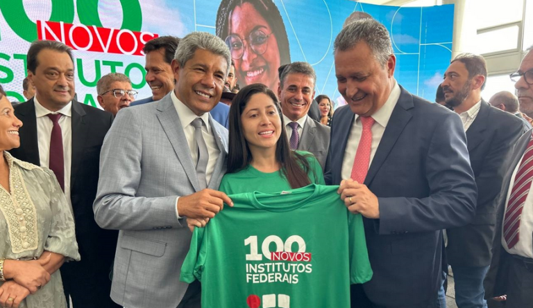 Estado da Bahia receberá oito novos Institutos Federais de Educação, Ciência e Tecnologia; anúncio foi feito pelo presidente Lula.