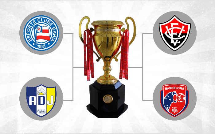 FBF divulga datas e horários das semifinais do Campeonato Baiano