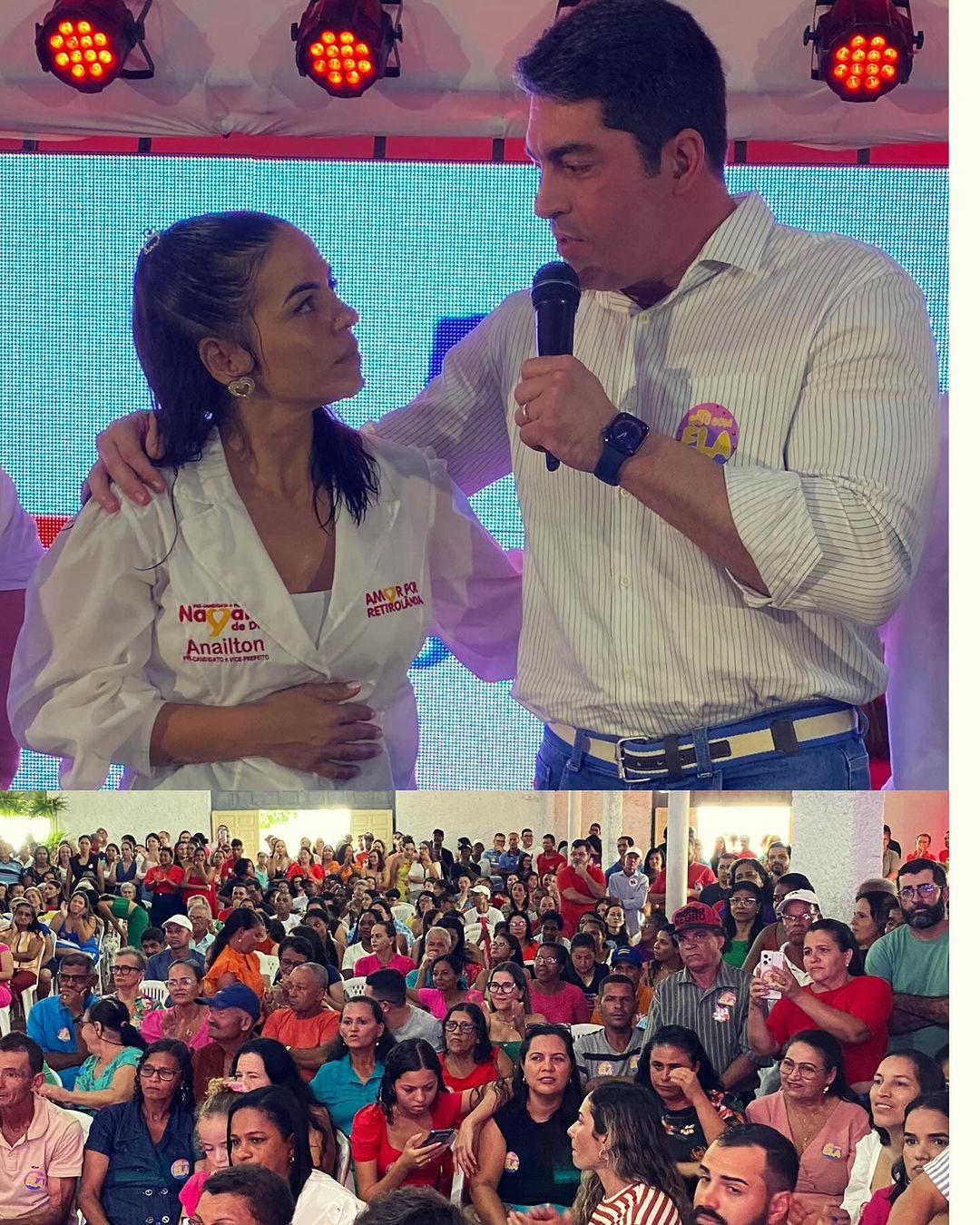 Clube Itatiaia lotado: Retirolândia se mobiliza para o lançamento da pré-candidatura de Nayara de Dió.