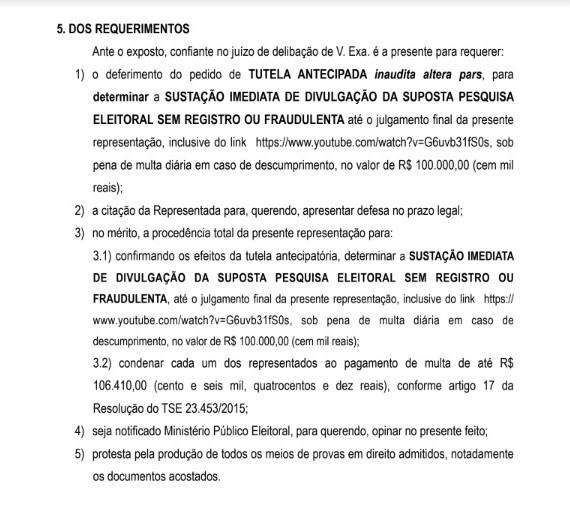 PARTIDO DE MARÃO ACIONA JUSTIÇA ELEITORAL CONTRA DEPUTADO ROSEMBERG