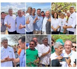 A fotografia da visita do Governador à Juazeiro, nesta segunda (10), deixa cenário político ainda mais confuso