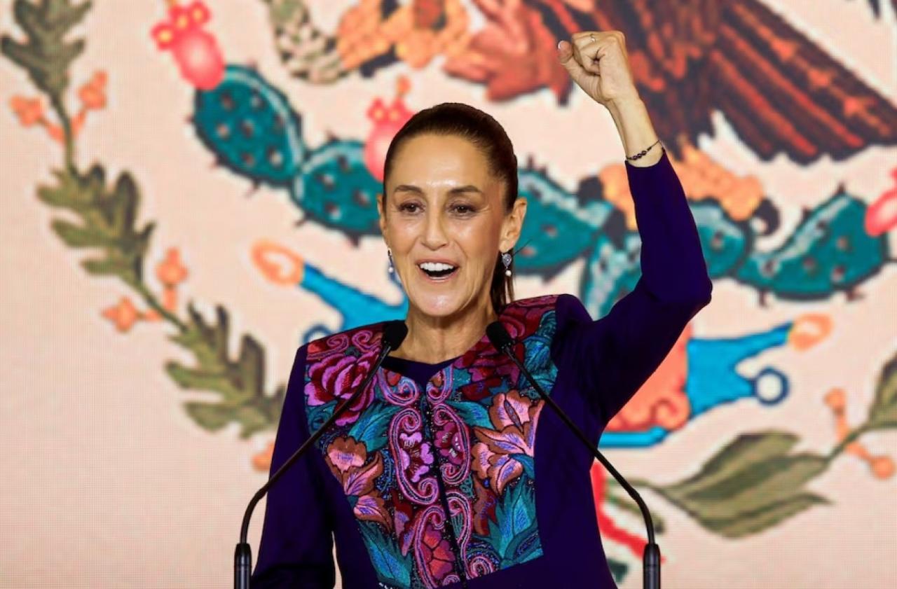 Sheinbaum, do México, vence e se torna a primeira mulher presidente do país.