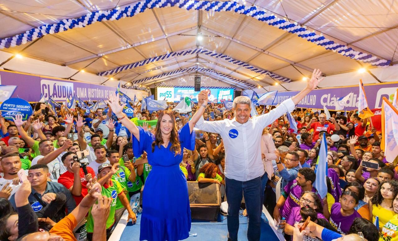 Cláudia Oliveira mostra força e reúne milhares de pessoas no lançamento de sua pré-candidatura