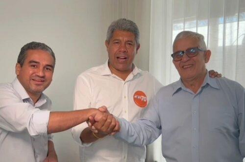 Governador Jerônimo Rodrigues declara apoio a Elias e Gegel