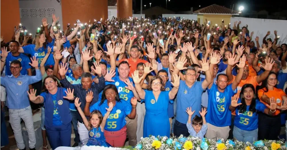 Prefeita Olga Gentil realiza convenção e recebe um grande apoio popular em Matina