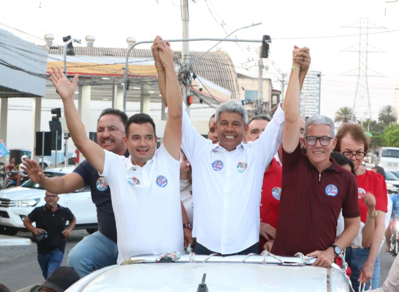 Andrei e o governador Jerônimo Rodrigues arrastam uma multidão no 7 de Setembro