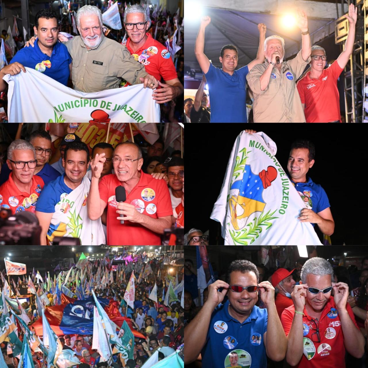 Arrastão do 15 no João Paulo II com a presença do senador Jaques Wagner, Andrei e Tiano