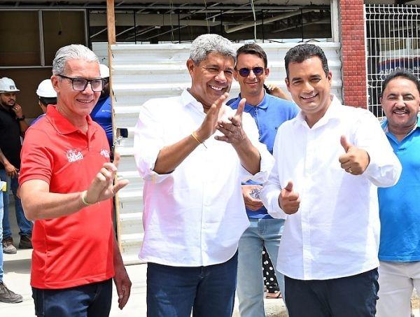 Jerônimo visita obras do Hospital Regional e reafirma compromisso com Andrei para melhorar a saúde de Juazeiro