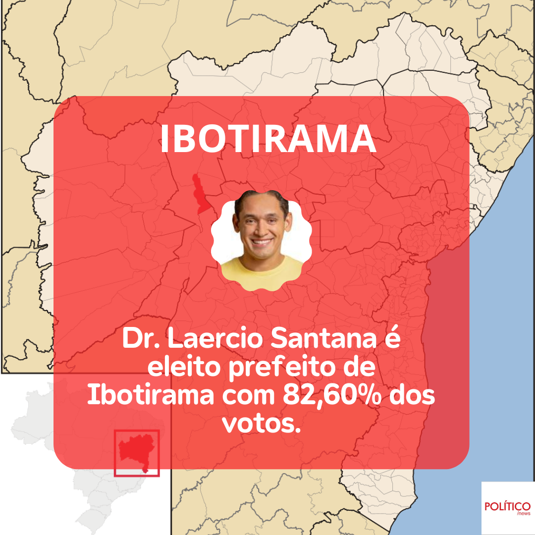 Dr. Laércio Santana, do PSB, é eleito prefeito de Ibotirama