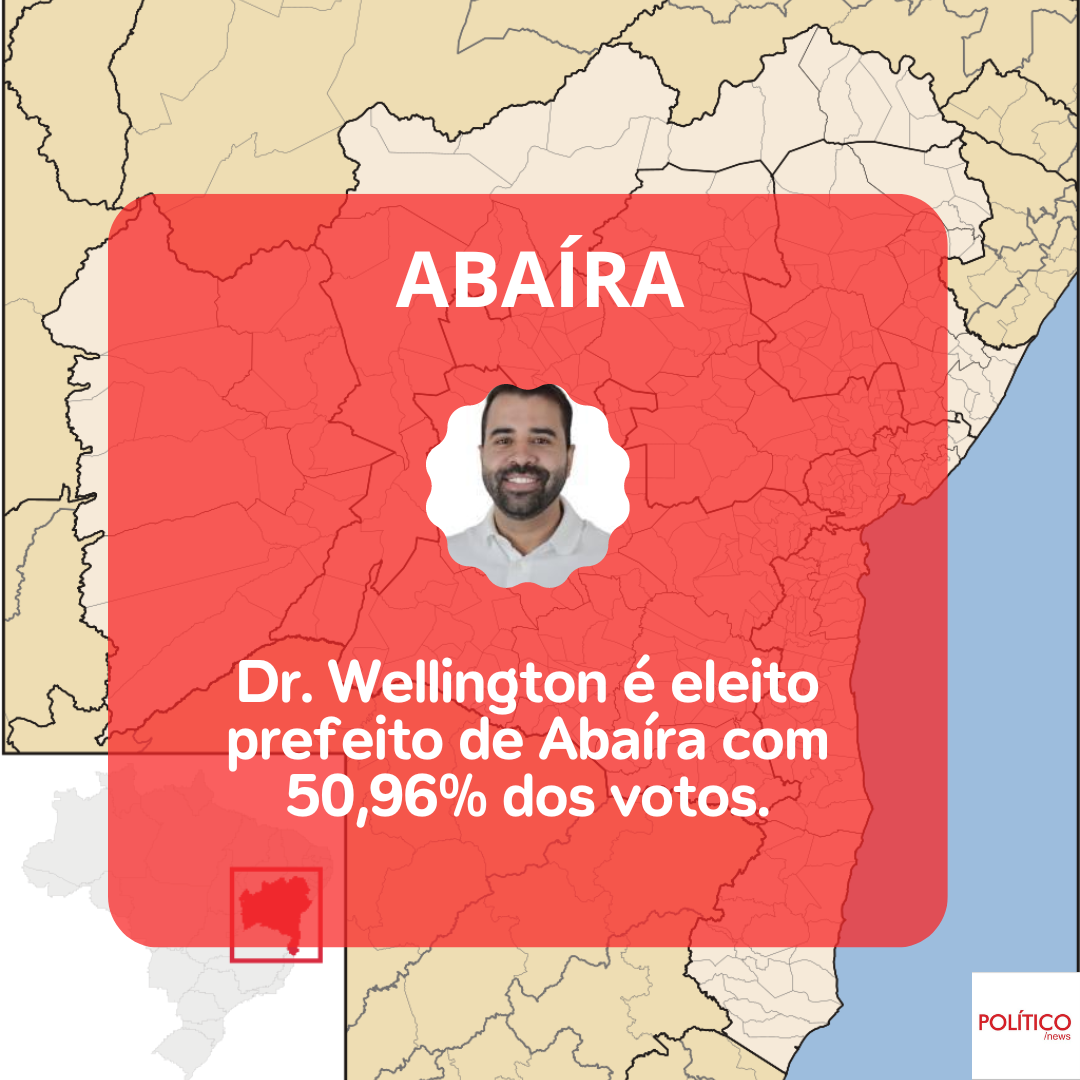 Dr. Wellington, do PSD, é eleito prefeito de Abaíra.