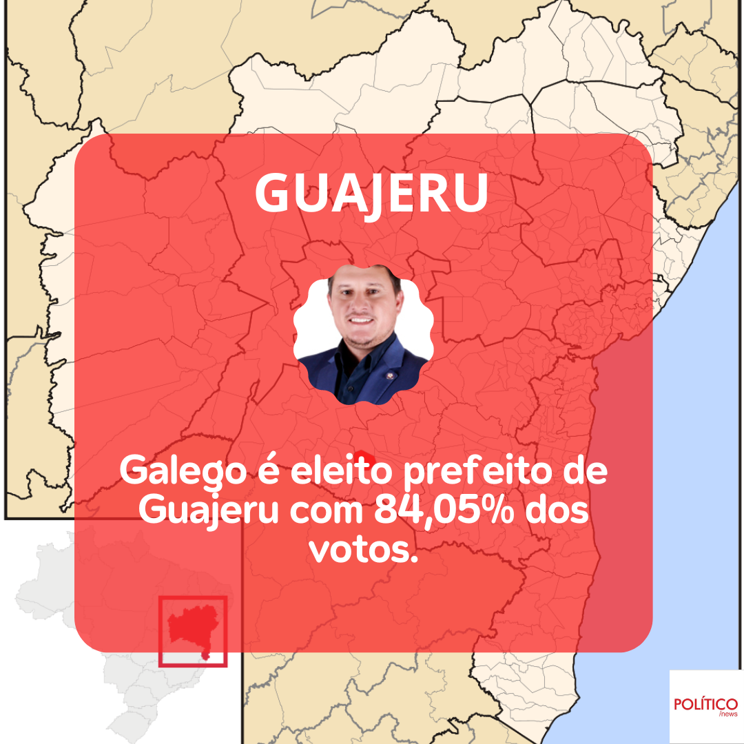 Galego, do PSD, é eleito prefeito de Guajeru