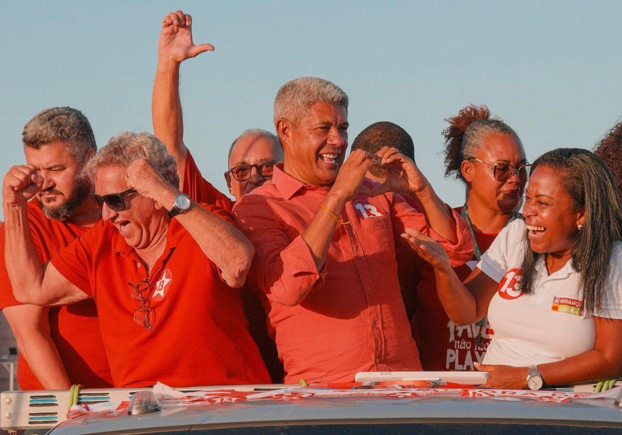 PT celebra avanço nas prefeituras da Bahia com 50 eleitos sob a liderança de Jerônimo Rodrigues.