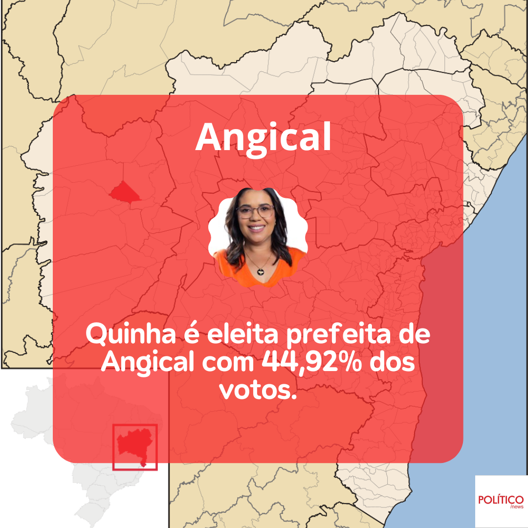 Quinha, do AVANTE, é eleita prefeita de Angical.