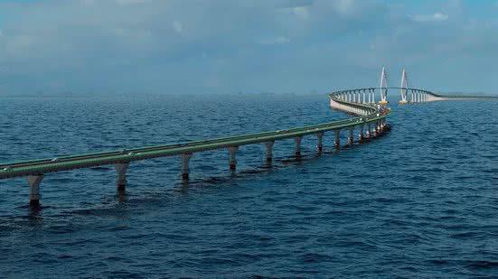 Governo da Bahia e consórcio chinês assinam novo contrato para viabilizar início das obras da Ponte Salvador-Itaparica.