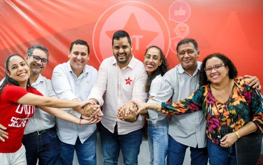 Tássio Brito toma posse como presidente do PT Bahia neste sábado.