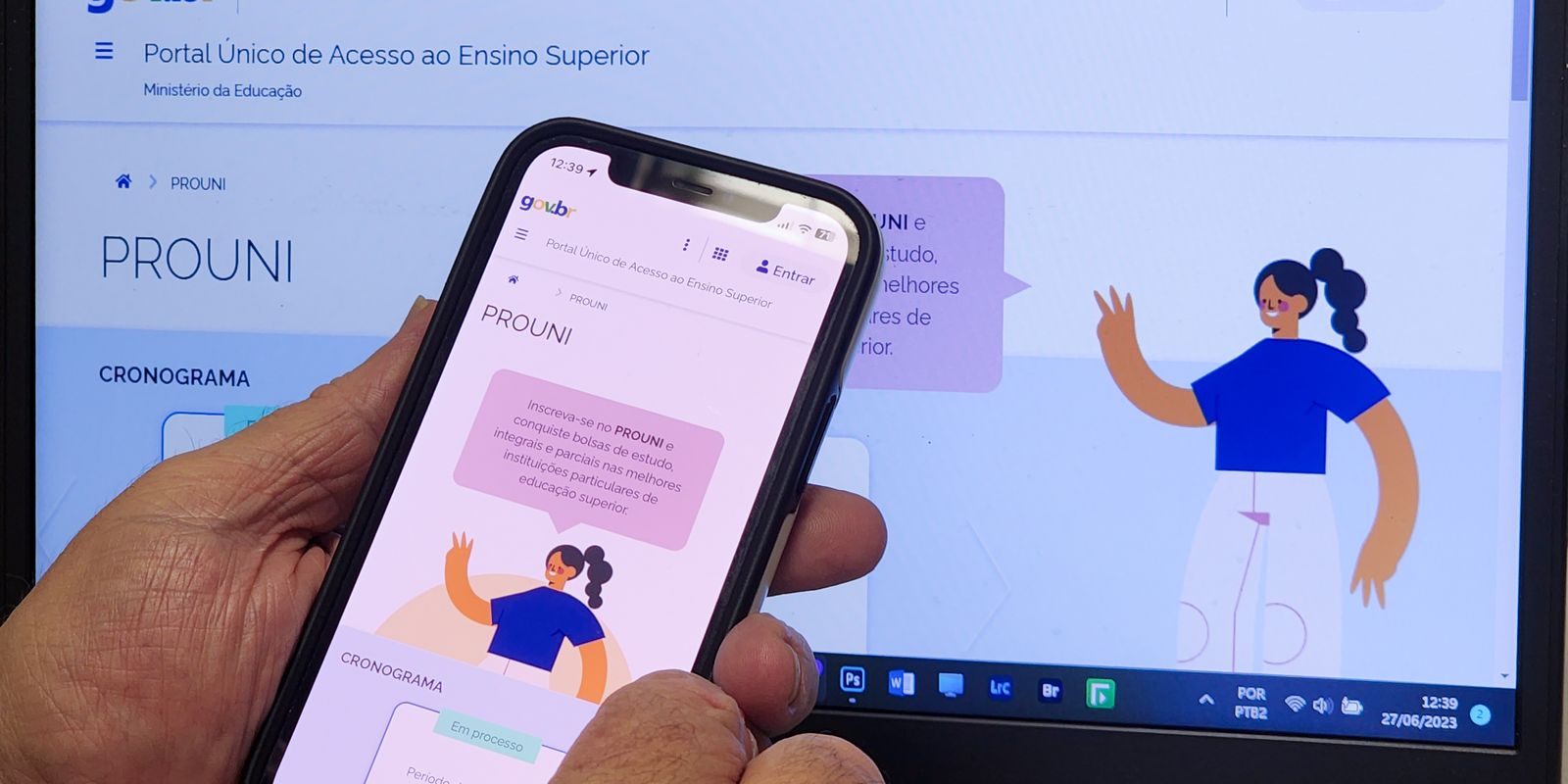 Prouni 2026: prazo de inscrição para 1º semestre termina nesta quinta